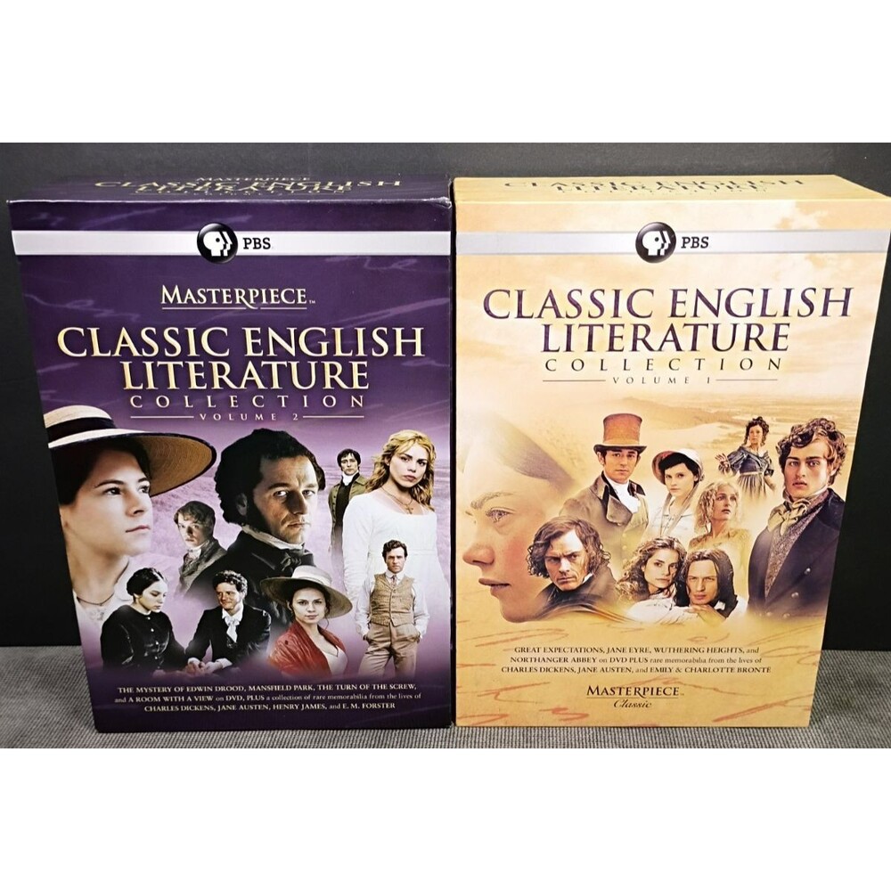Vol 1 & 2 Masterpiece Classic English Literature Collection / 8 Movies & More